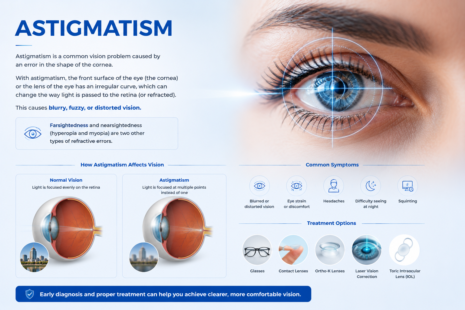 Astigmatism vision assessment