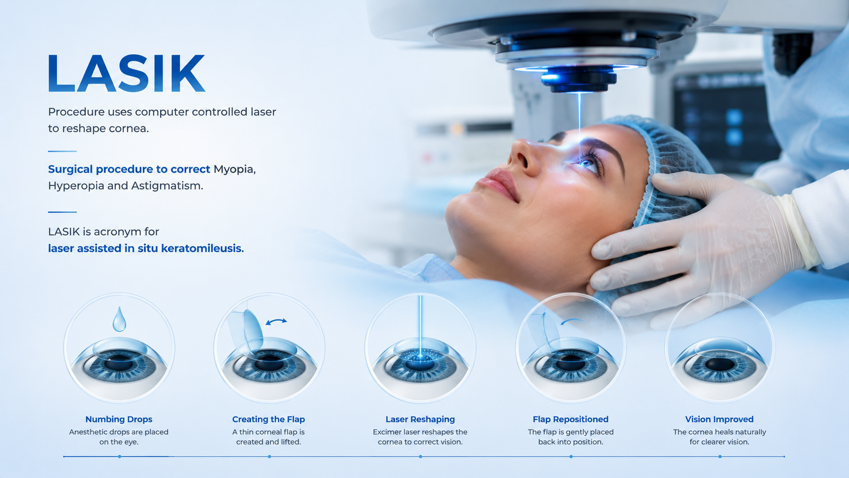 LASIK vision correction consultation